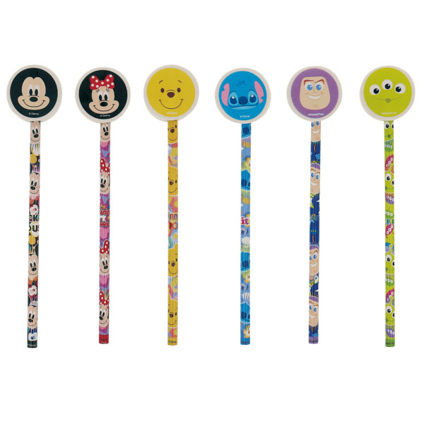 消しゴム付鉛筆ディズニーアソート 景品 販促品は景品卸センター