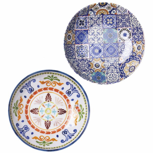 ラステリア 陶器みたいなミニプレート2枚セット