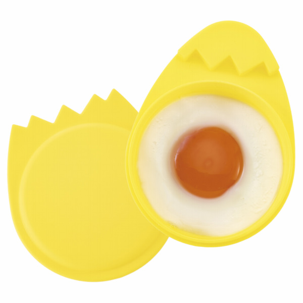 レンジで目玉焼き