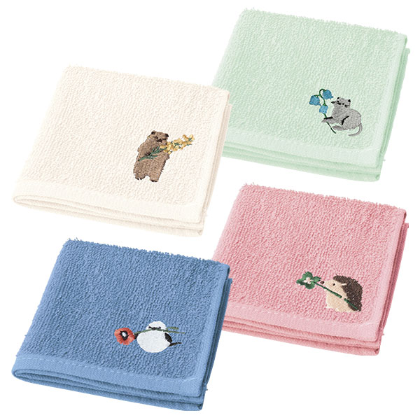 ステリオ 刺繍タオルハンカチ