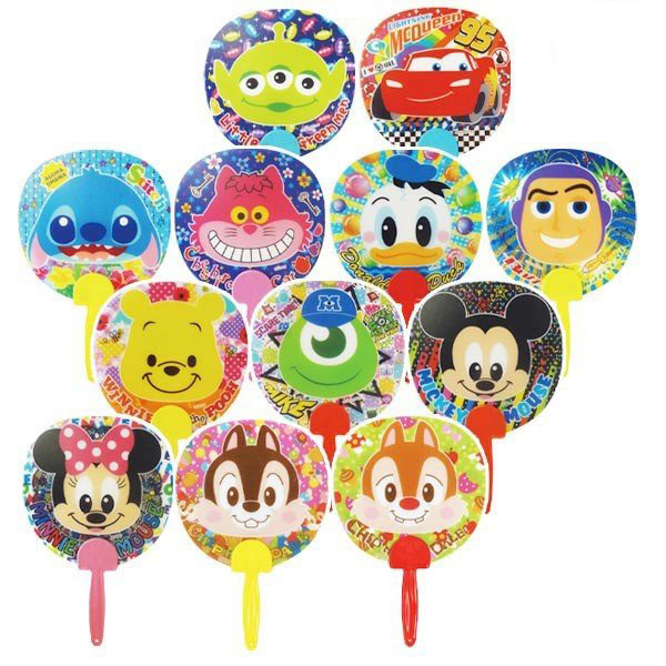 キャラクターオールスターミニうちわ 記念品 粗品は景品卸センター キャラクターオールスターミニうちわ 記念品 粗品は景品卸センター