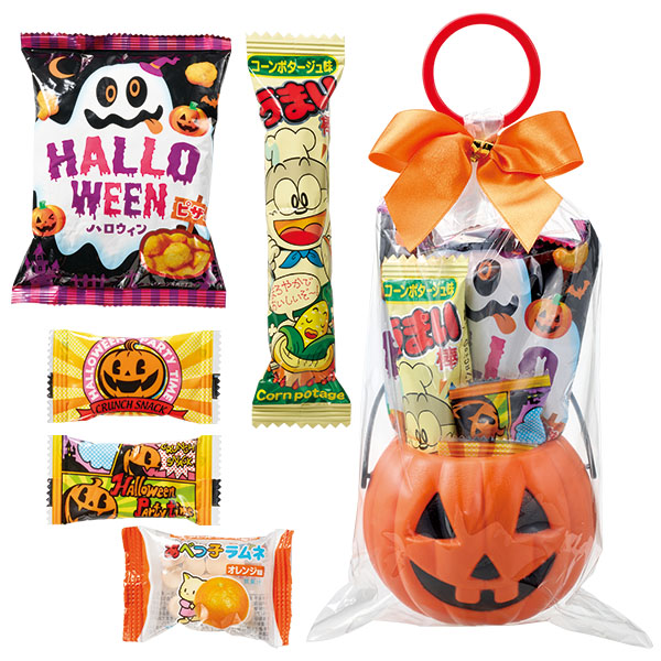 ハロウィンお菓子バケツ