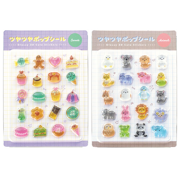 ツヤツヤポップシール