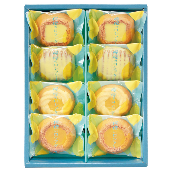 レモンのロシアケーキ8個入|景品、粗品は景品卸センター レモンのロシアケーキ8個入|景品、粗品は景品卸センター