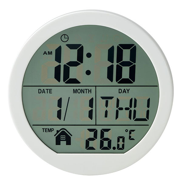 表示が見やすい丸時計