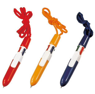 4色ロケットボールペン 名入れして粗品は景品卸センター