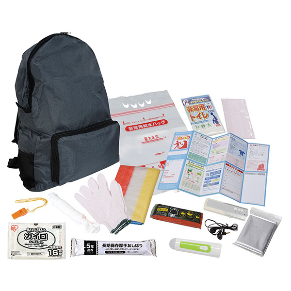 非常持出しリュックセット15点