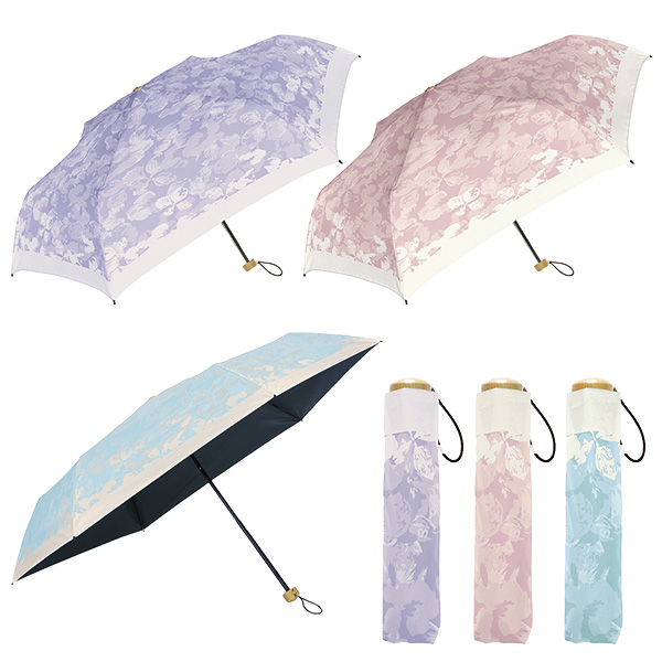 ビベイシャス 晴雨兼用折りたたみ傘