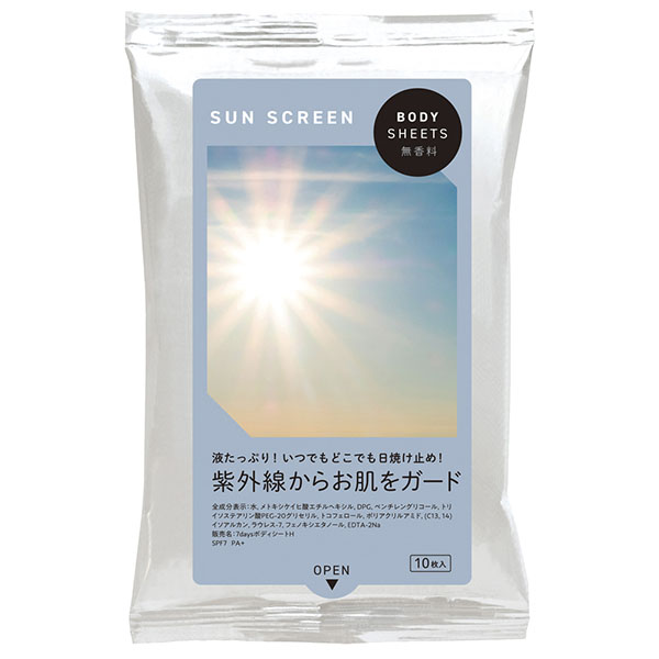 BODY SHEETS��SUN SCREEN��10����