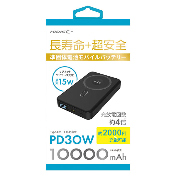 �ޥ��ͥåȥ磻��쥹�����б� ��������� 10000mAh