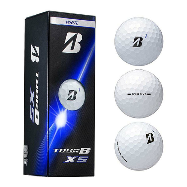 【フルカラー名入れ代込み】ブリヂストン ゴルフボール TOUR B XS(3個入) ホワイト