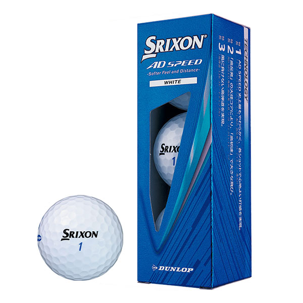【フルカラー名入れ代込み】ダンロップ ゴルフボール SRIXON AD SPEED4(3個入)