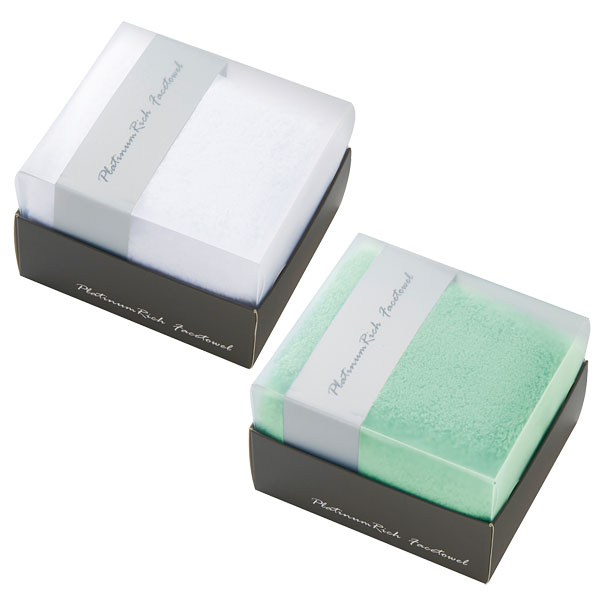 プラチナリッチ フェイスタオル1枚