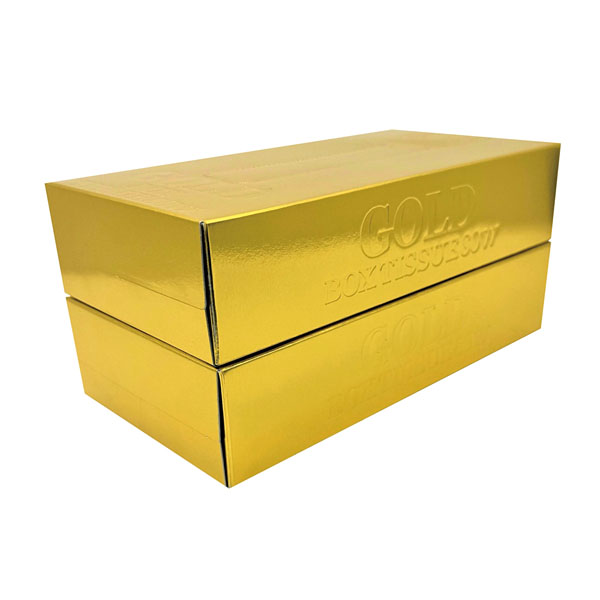 ゴールドBOXティッシュ80W2個組