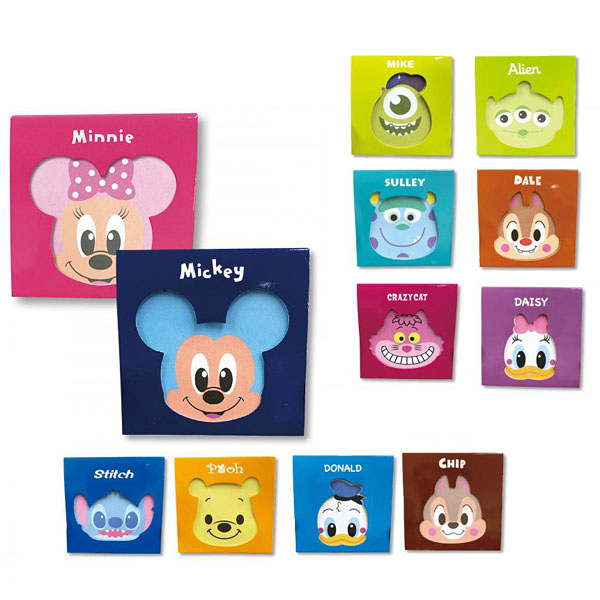 みんなのキャラクター ダイカットふせんメモ1組 景品 販促品は景品卸センター