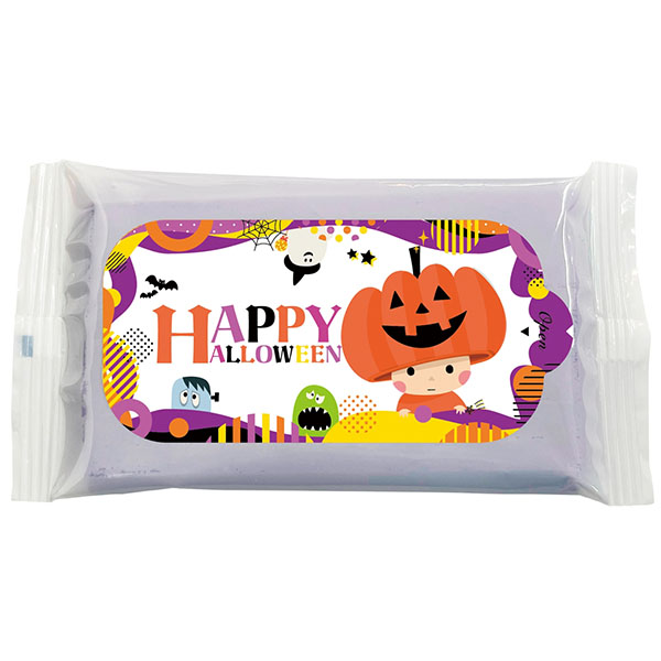 ハロウィンカラーウエットティッシュ8枚
