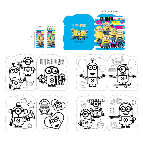 ミニオンズぬりえセット 景品 販促品は景品卸センター