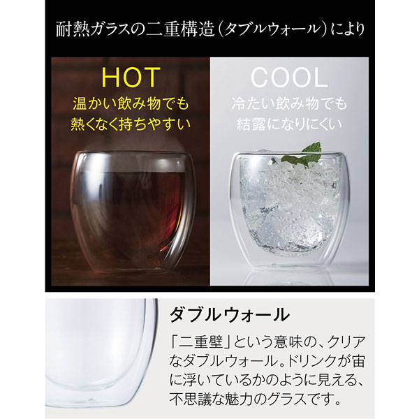 ダブルウォールペアグラス ダブルウォールペアグラス